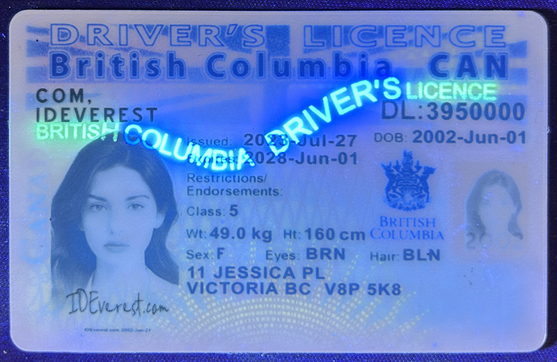 Top British Columbia Fake Id